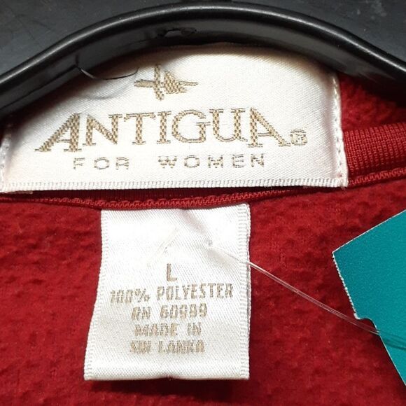 Iowa State Cyclones woman's red fleece jacket size L. - Picture 4 of 4